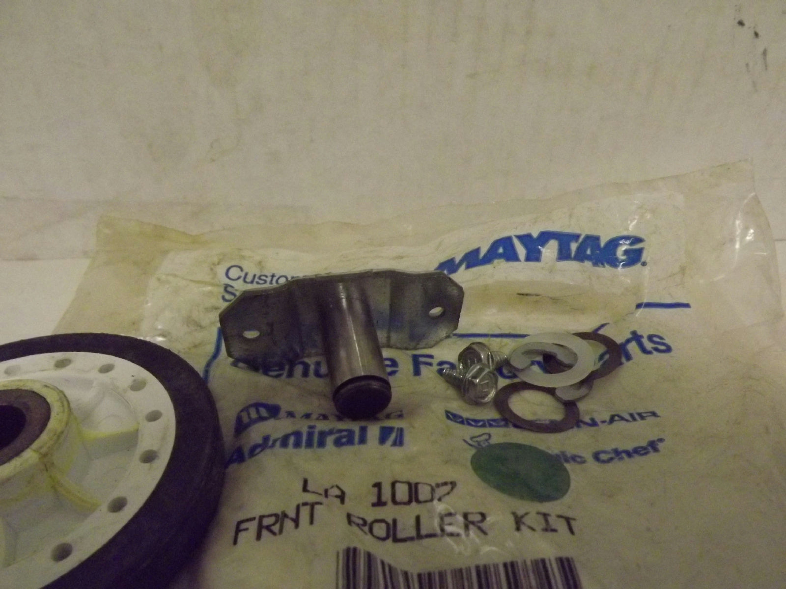 MAYTAG WHIRLPOOL DRYER LA1007 FRONT ROLLER KIT NEW MAYTAG WHIRLPOOL DRYER LA1007 FRONT ROLLER KIT NEW